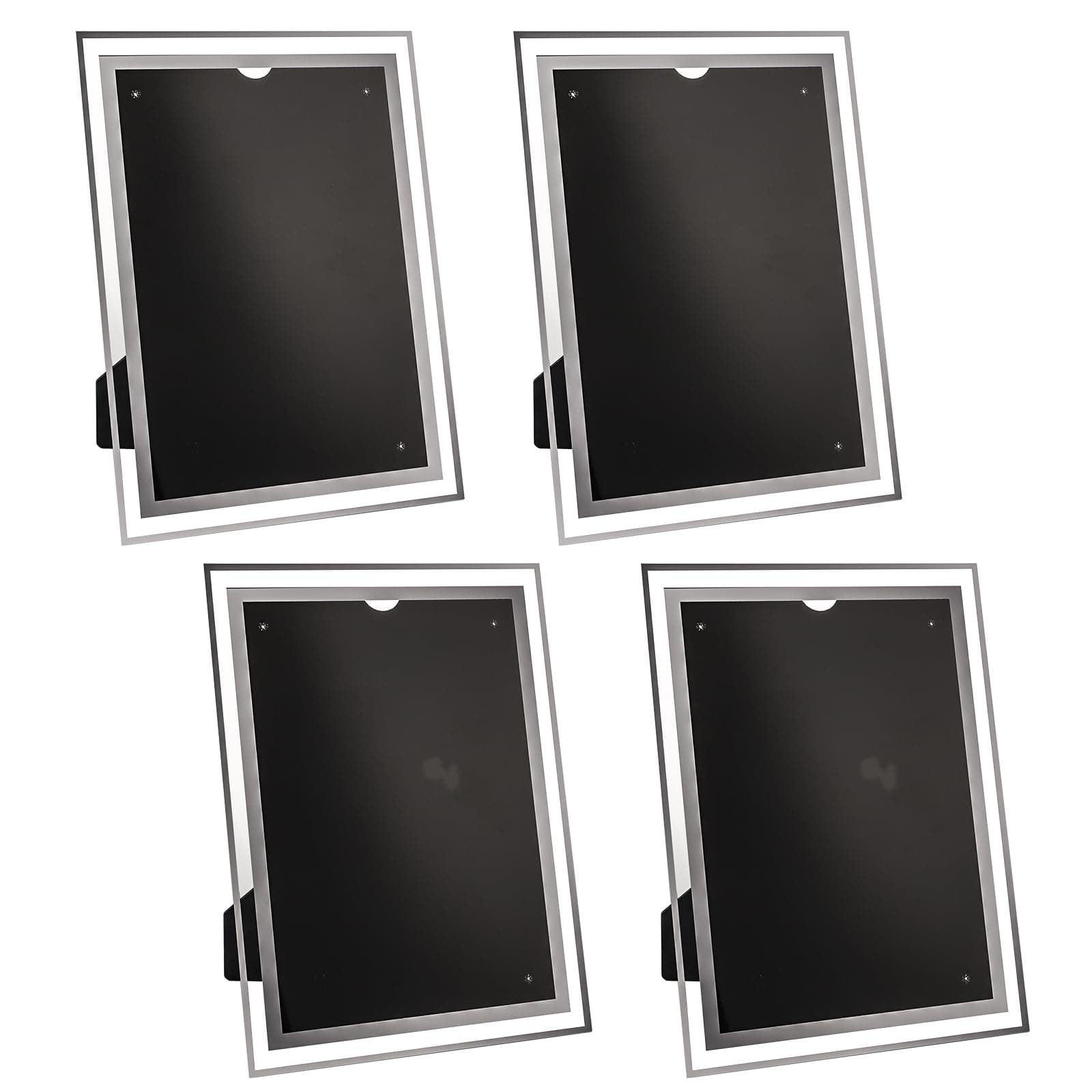 Angebot: LOLYSIC 4 Stück Silber A4 Bilderrahmen 🖼️