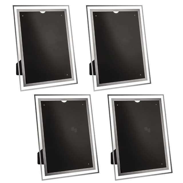 Angebot: LOLYSIC 4 Stück Silber A4 Bilderrahmen 🖼️