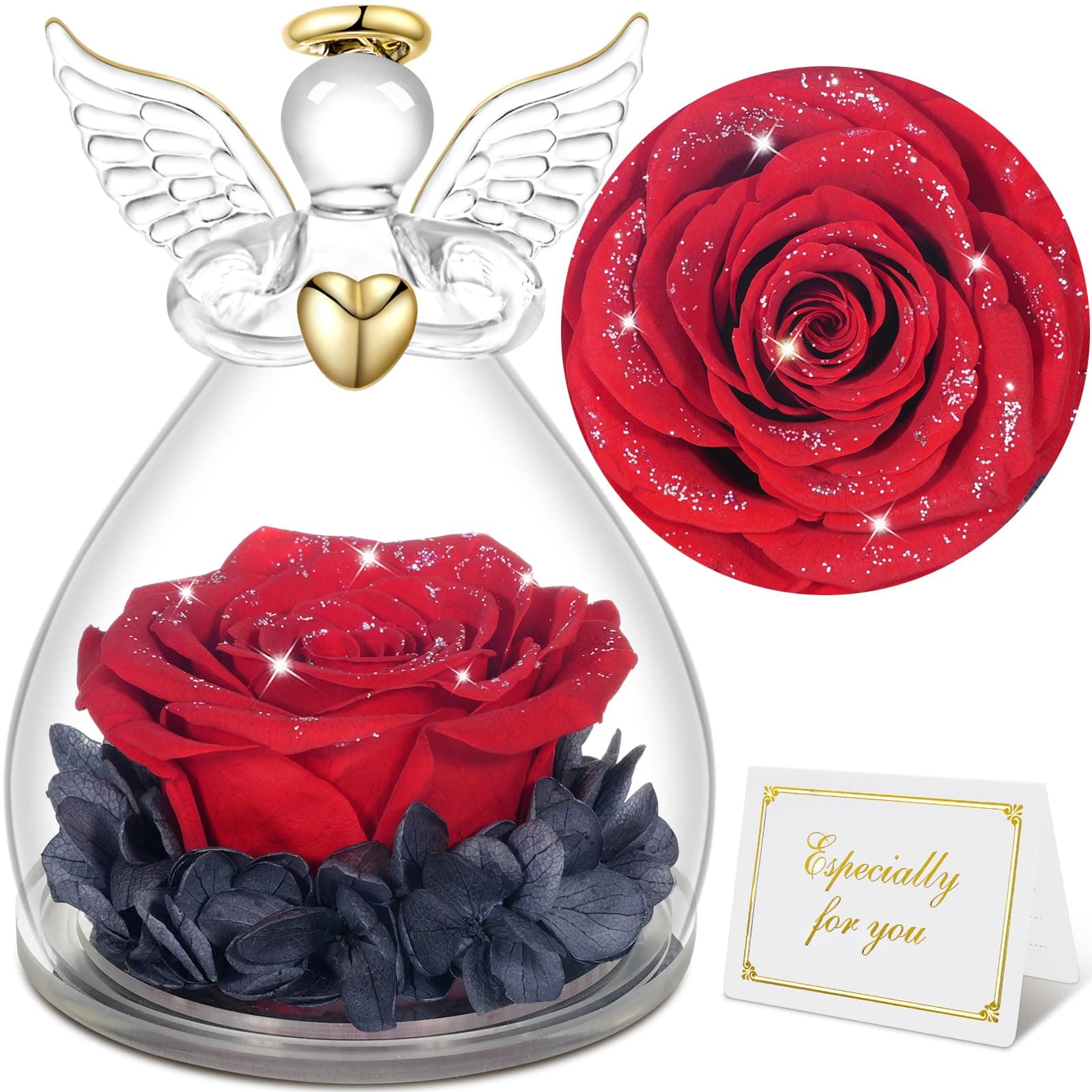Sunia Ewige Rose Engel Geschenke für Frauen 🌹😇