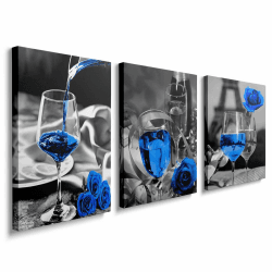🎨 Moderne Wanddekoration für dein Zuhause! 3-teiliges Leinwandbild DYH0008