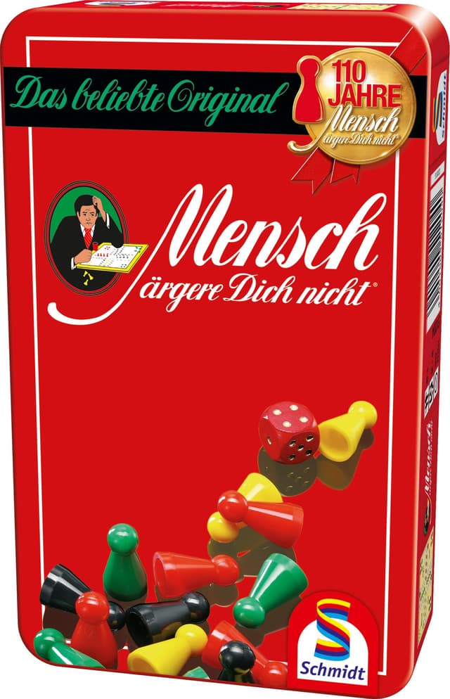 🎲 Tolles Angebot! Schmidt Spiele 51204 Mensch ärgere Dich Nicht, Bring Mich mit Spiel 🎉