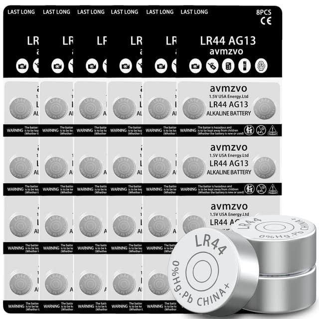 🔋 LR44 Alkaline Knopfbatterie (48 Stück) - 3 Jahre Lagergarantie 🔋