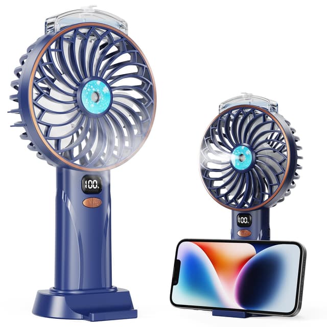 Fitabok Handventilator – Tragbarer Mini Ventilator mit Sprühfunktion 😎