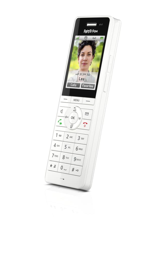 📞🔥 AVM Fritz!Fon X6 Blanco International Schnurloses DECT-Telefon!