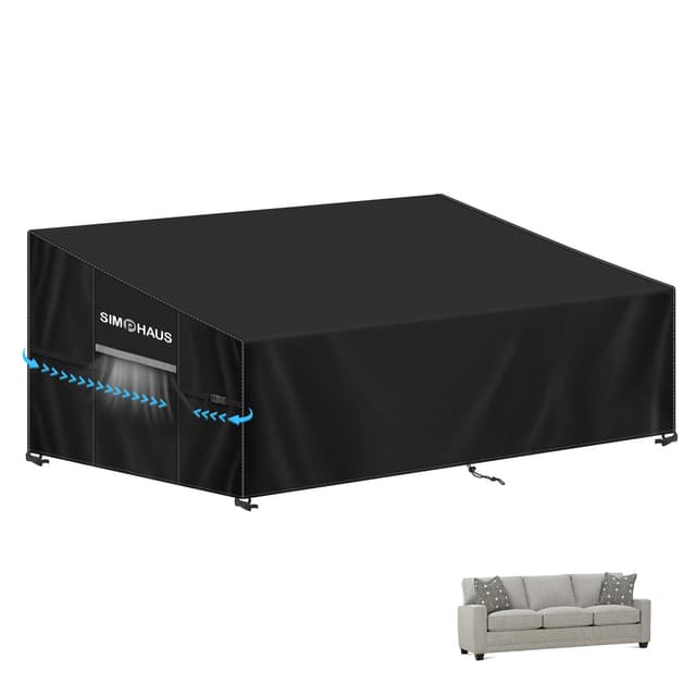 SIMPHAUS Abdeckung Gartensofa 3-Sitzer