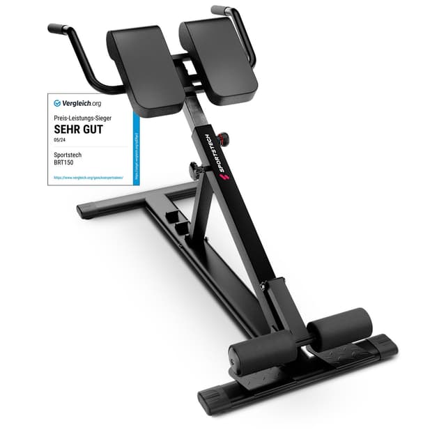 Sportstech 6in1 Bauch- und Rückentrainer für Zuhause 🏋️‍♂️ Multifunktion Hantelbank verstellbar