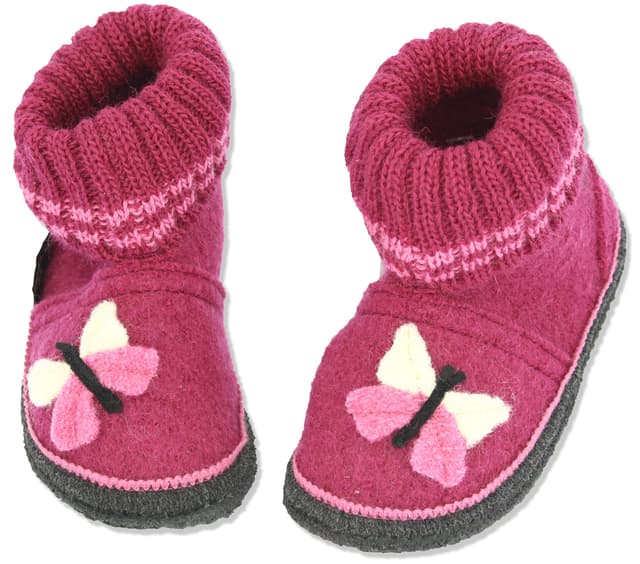 🦋 Beck Mädchen Butterfly Hausschuh 32 EU Bordeaux - 50% Rabatt!