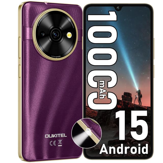 OUKITEL C59 Smartphone Ohne Vertrag Android 15 📱🔦