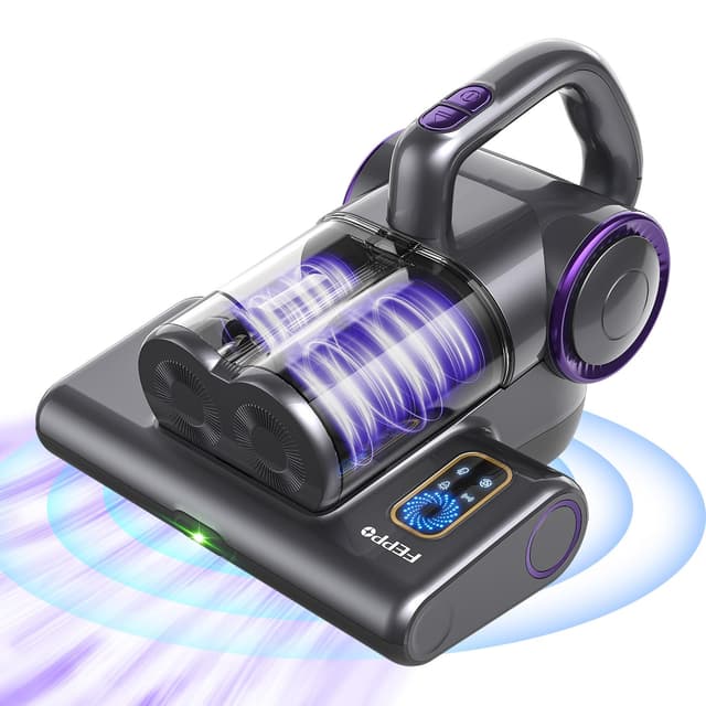 🌟 FEPPO Milbensauger für Matratzen: Hocheffiziente Tiefenreinigung & Fortschrittliche UV-C-Technologie 🌟