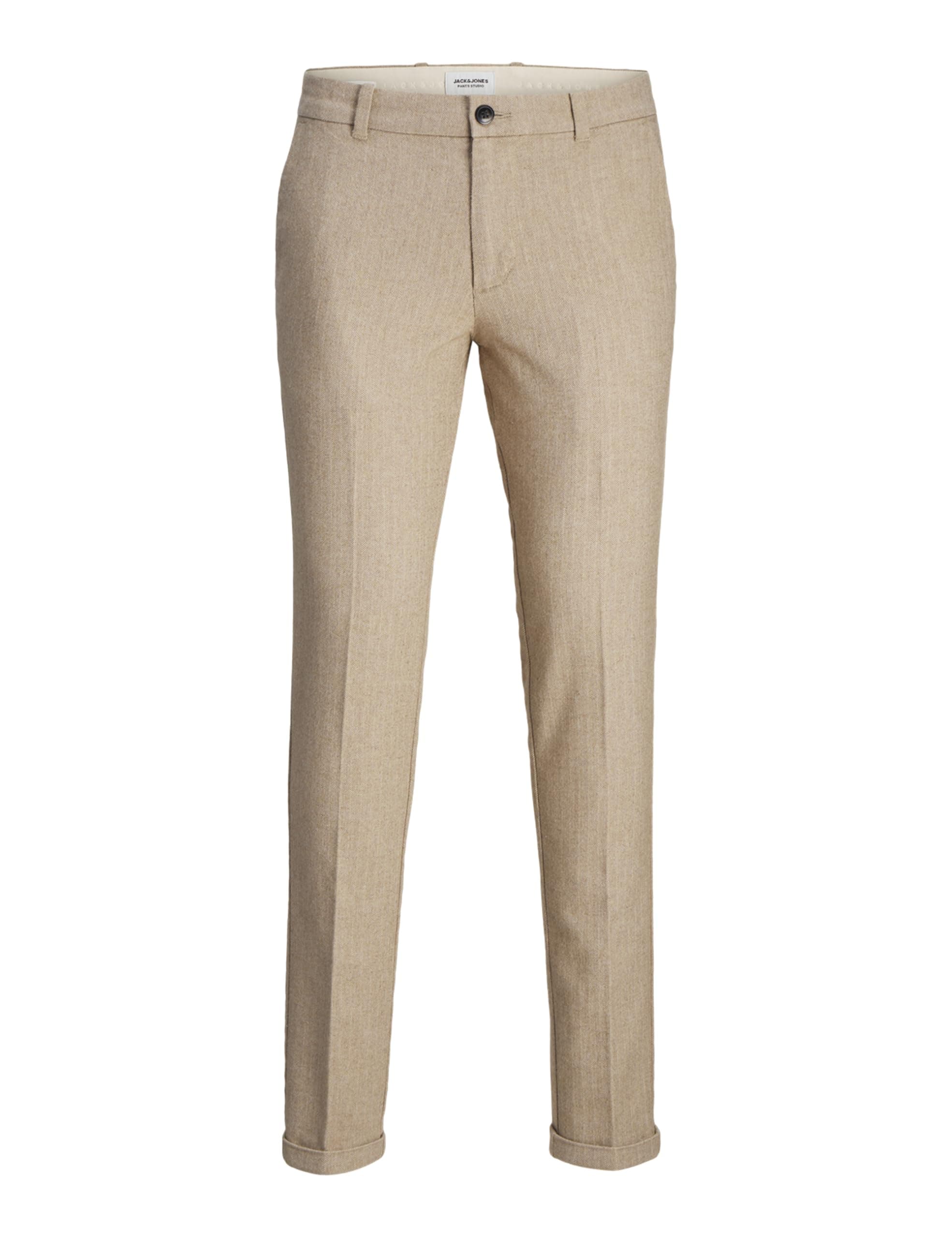 👖 JACK & JONES Male Chino Hose Slim Fit Chino Hose 30W / 32L Crockery