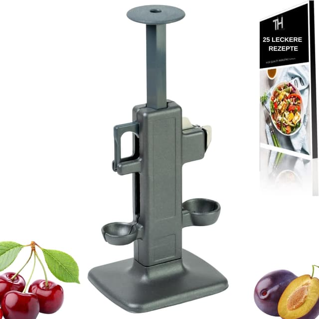 🍒🇩🇪 Thiru Premium Kirschentkerner Pflaumenentsteiner - Kombigerät für Pflaumen und Kirschen 🍒🇩🇪