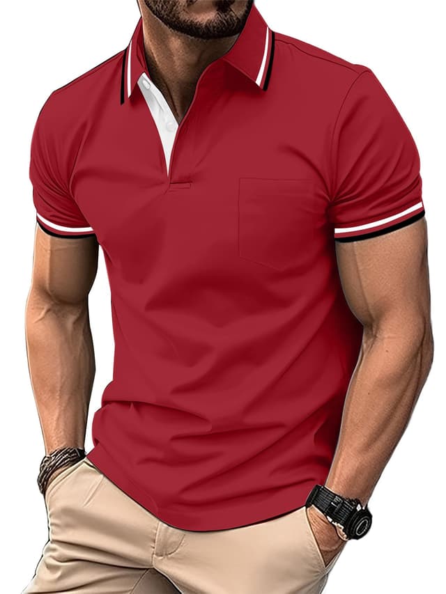 Zitysport Herren Kurzarm Golf Polo Shirt 🏌️‍♂️👕
