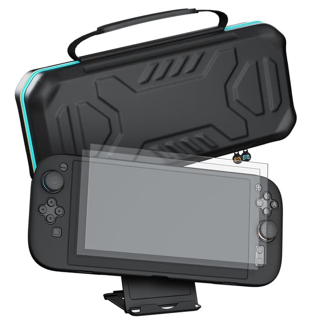 🎮👜Hosanwell Tasche für Switch 2 (2025), 13-in-1 Harte Organizer für Nintendo Switch 2🎮👜