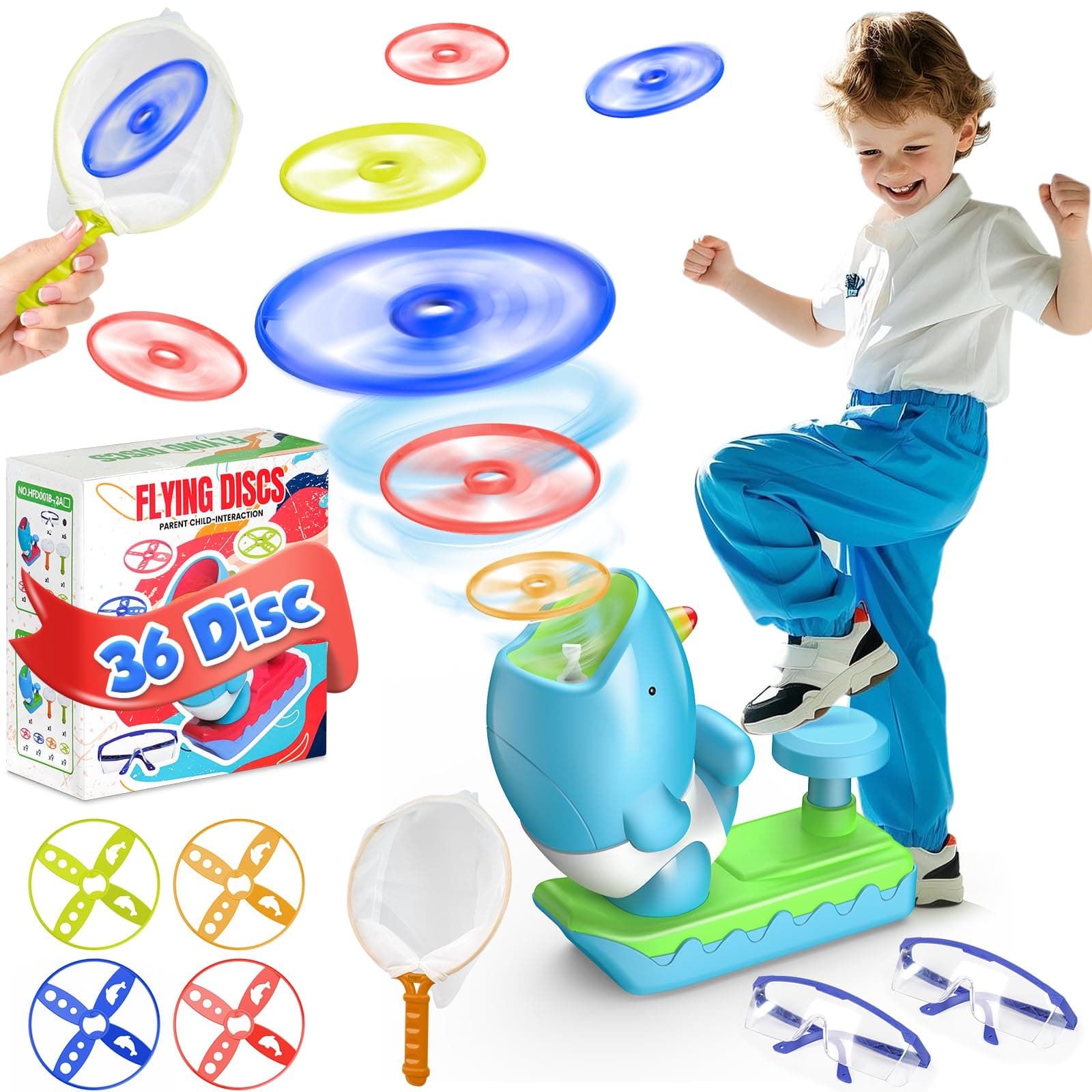 Haozozo Outdoor Spielzeug ab 3-10 Jahre Junge Mädchen 🚀🪁