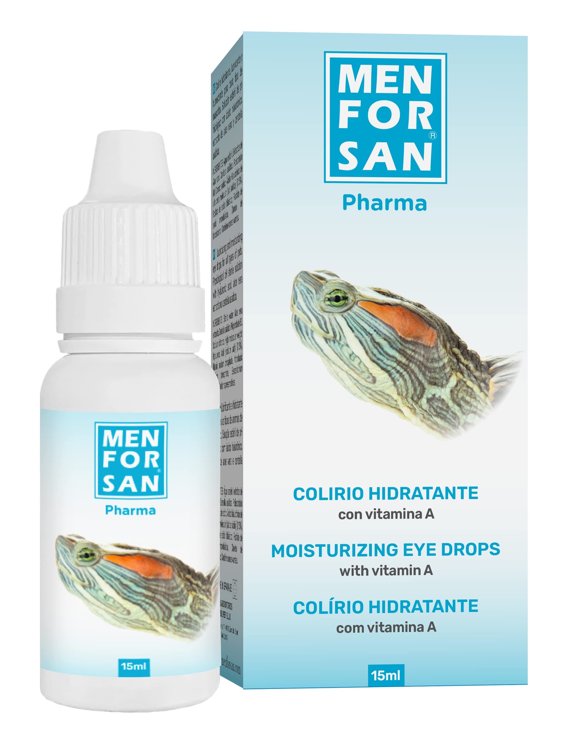 MENFORSAN Augentropfen für Schildkröten mit Vitamin A 🐢👁️