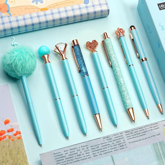 Angebot: WEMATE 8-teiliges Kugelschreiber-Set 🖊️🎅