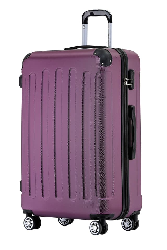 🎒🌟 BEIBYE Zwillingsrollen Hardcase Reisekoffer Koffer Trolleys Hartschale XL-L-M - 20 Farben