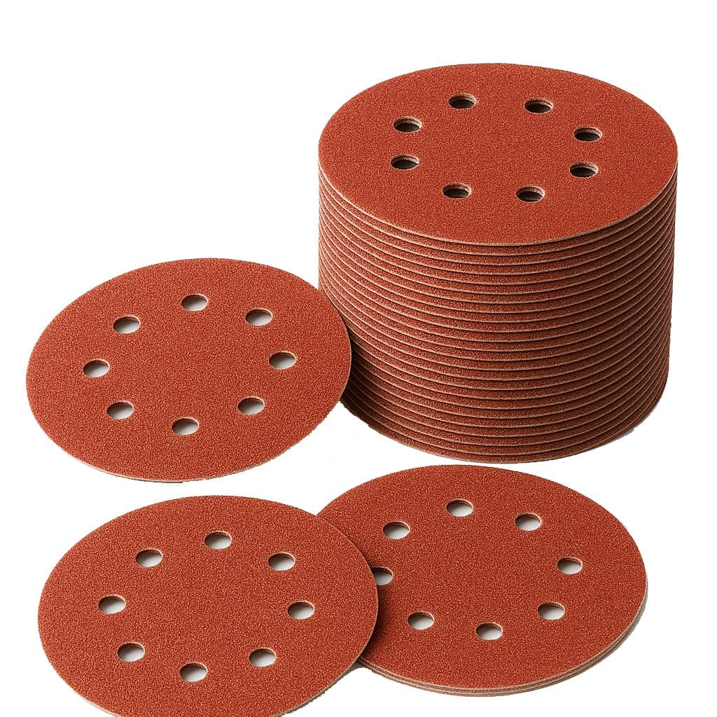 LESNIC 80 Körnung Schleifscheiben 50 Stück, 125mm Schnellwechselscheiben Klett-Schleifpapier für Elektroschleifer 🛠️