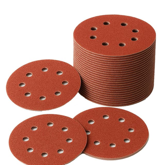 LESNIC 80 Körnung Schleifscheiben 50 Stück, 125mm Schnellwechselscheiben Klett-Schleifpapier für Elektroschleifer 🛠️