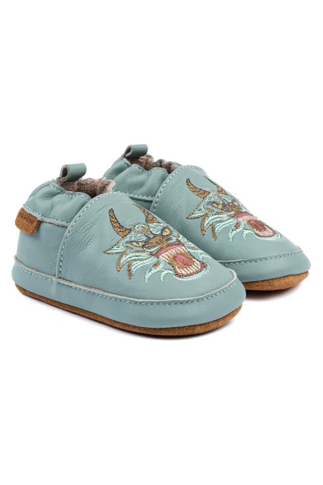 Mikk-line Baby Krabbelschuhe - Weiche Lauflernschuhe aus Leder 🦁🐘