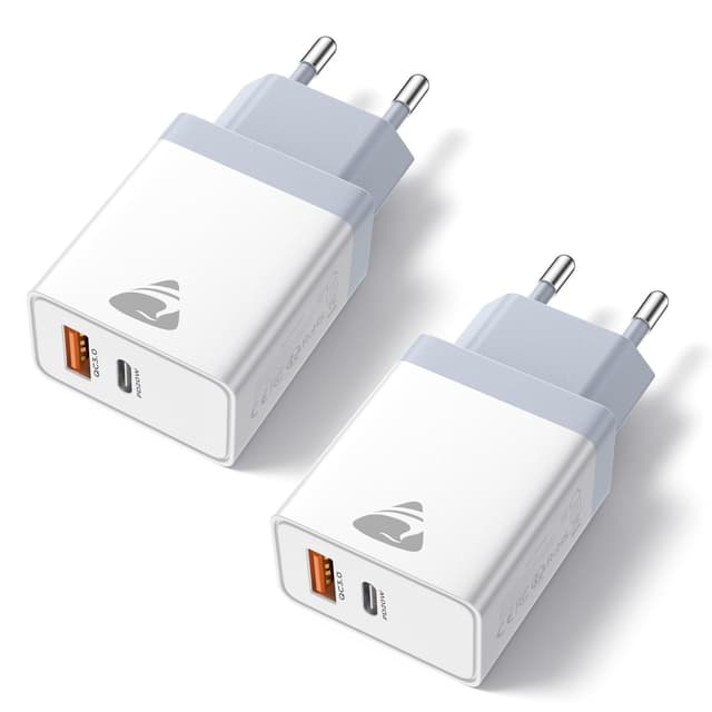 USB C Ladegerät 2er Pack 2 Ports Mehrfach Ladegerät 📱🔌