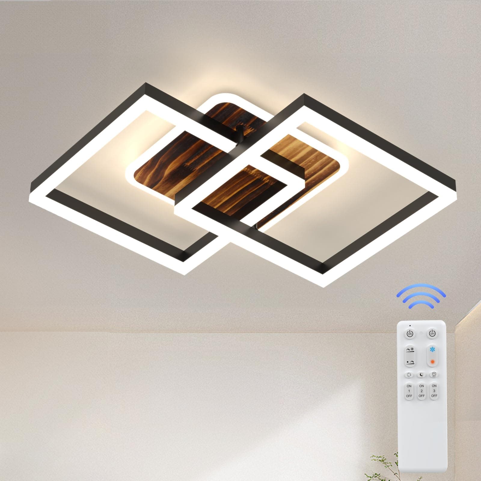 ANTENLICHT LED Deckenlampe Wohnzimmer Vintage Geometrisch 🌟