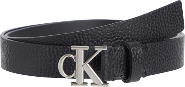 Angebot: Calvin Klein Damen Fester Gürtel 65 Black (Na Black / Pewter) 🖤