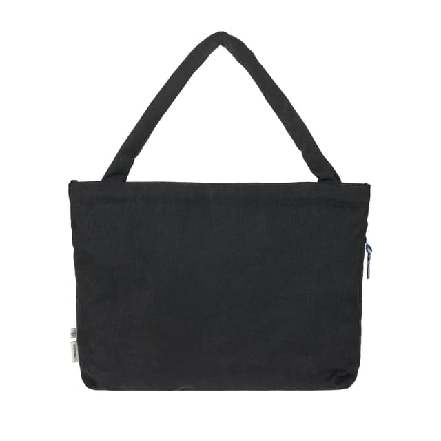 👶 LÄSSIG Baby Wickeltasche Shopper mit Kinderwagenbefestigung/MIX Shopper Cord black Schwarz Cord 👜