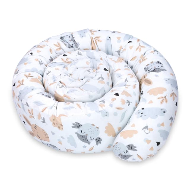 🌙 Totsy Baby Seitenschläferkissen 150 cm - Body Pillow Eulen 🌙