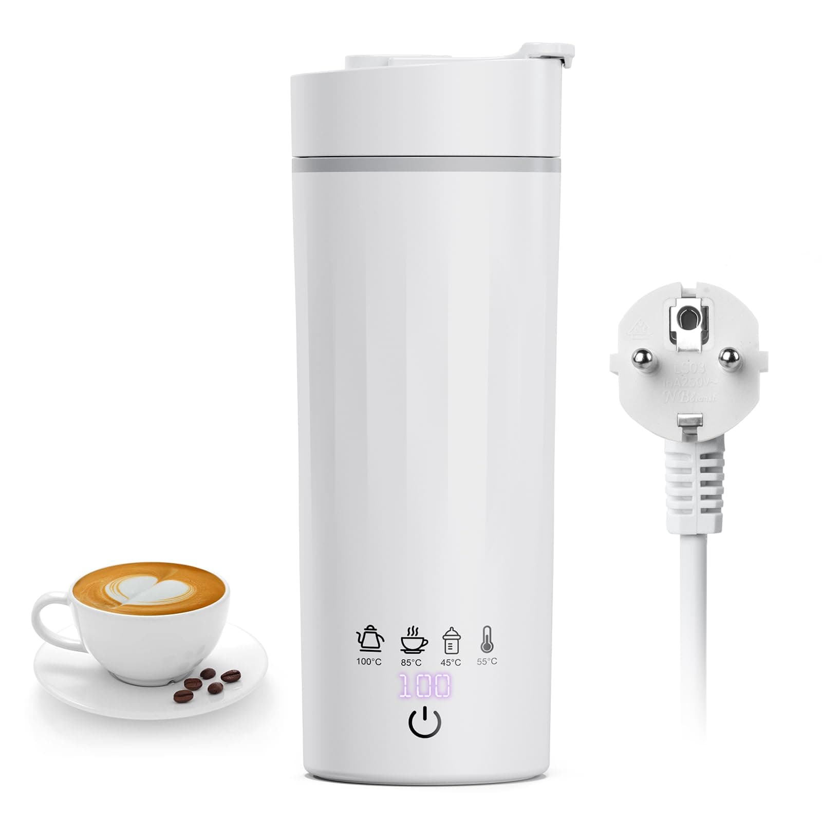 Flintronic Reise Elektrisch Wasserkocher - 475ML Electric Kettle