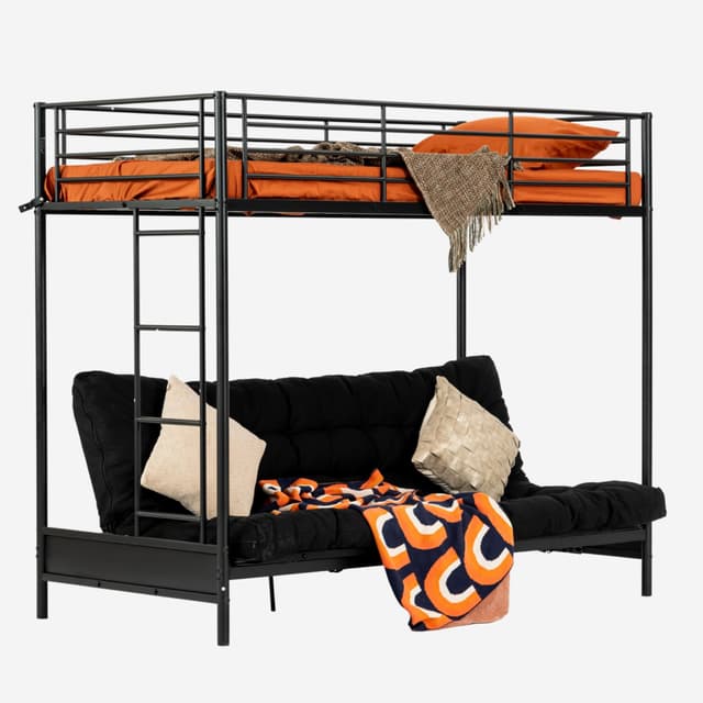 MEUBLE COSY Hochbett 140x190cm Kinderbett mit Schlafsofa 🌟
