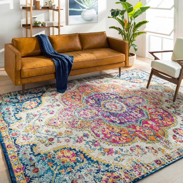 Surya Rabat Vintage Teppich groß - Teppich Wohnzimmer 120x170cm 🌟