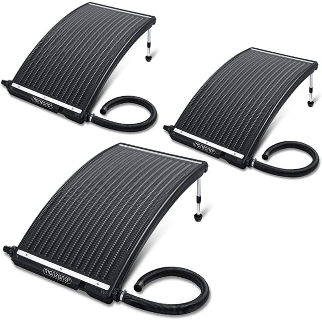 Monzana® Sonnenkollektor Pool 3X 112x55x14cm 🌞💦