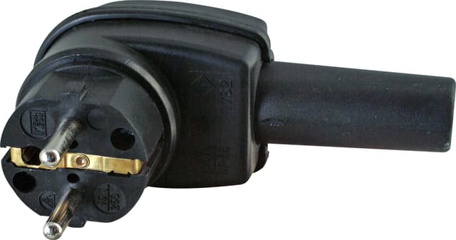 🔌🔋 KOPP 178216009 Schutzkontakt-Vollgummi-Winkelstecker Single 🛡️
