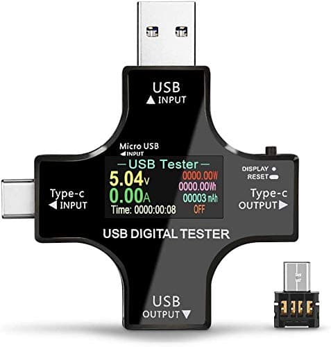 🔋🔌 USB-Leistungsmesser Upgrade | Multifunktionaler 2-in-1 Typ C USB-Tester