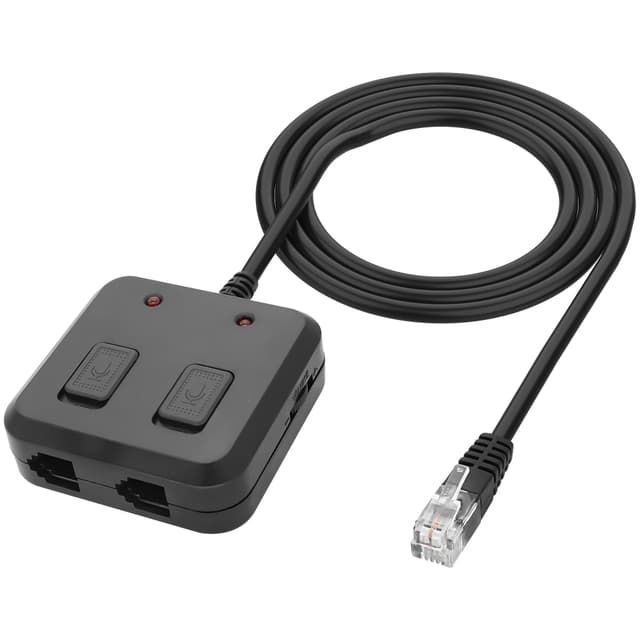 📞 XMSJSIY RJ9 Telefon Training Adapter Headset Splitter 4P4C Telefonleitung Jack Y Splitter Adapter Kabel 🎧