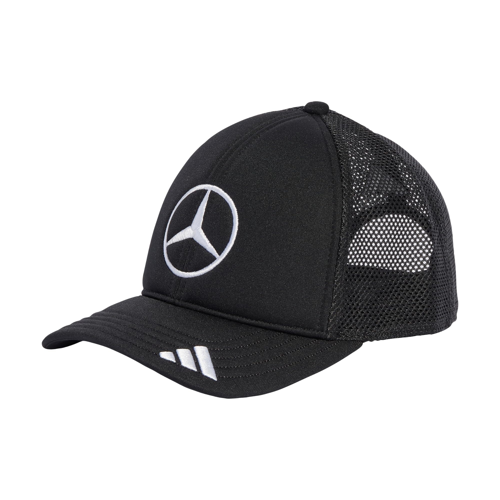 🧢 Angebot: adidas Unisex Baseballkappe Mercedes - Amg Petronas Formula One Team Snapback Star Trucker Cap S schwarz/weiß!