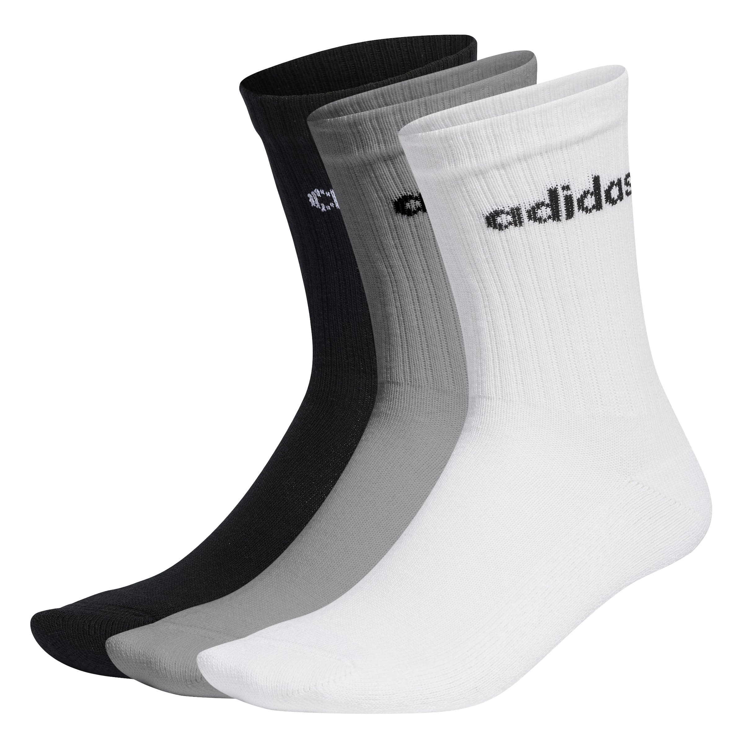 Adidas Unisex Linear Crew Cushioned Socken, 3 Paar 40-42 😍🧦