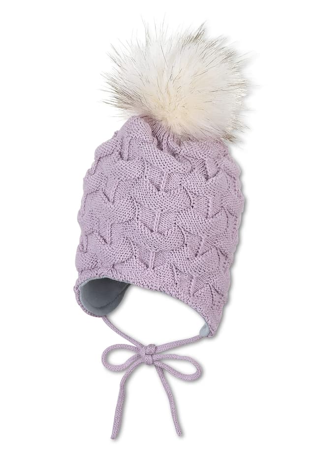 Schnapp dir diese süße Sterntaler Baby Mädchen Strickmütze mit Pompom 🌟👶
