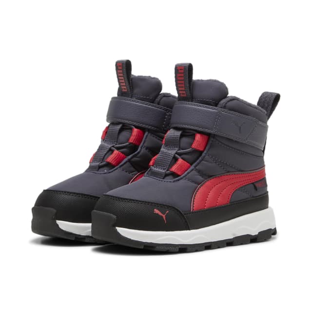 👶👟 PUMA Unisex Baby Evolve Boot Puretex AC+INF Sneaker 20 EU Galactic Gray Tart Cherry Puma Black | 19.3€ + Gratis Versand!