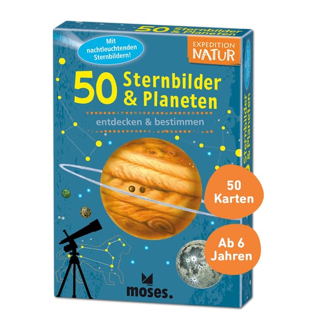 Moses Expedition Natur - 50 Sternbilder & Planeten 🌌🔭