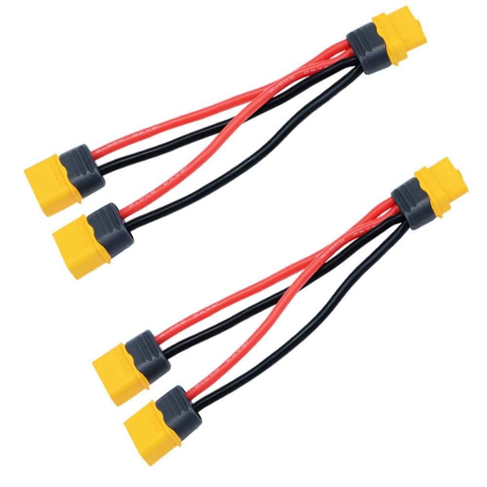🔌💡 Yiqigou 2 Stücke Amass XT60 XT60H Parallelstecker Y Kabelbaumkabel Adapter
