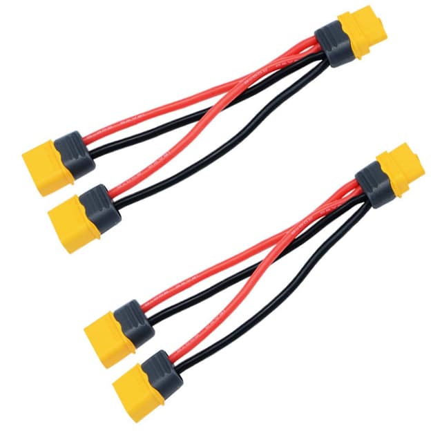 🔌💡 Yiqigou 2 Stücke Amass XT60 XT60H Parallelstecker Y Kabelbaumkabel Adapter