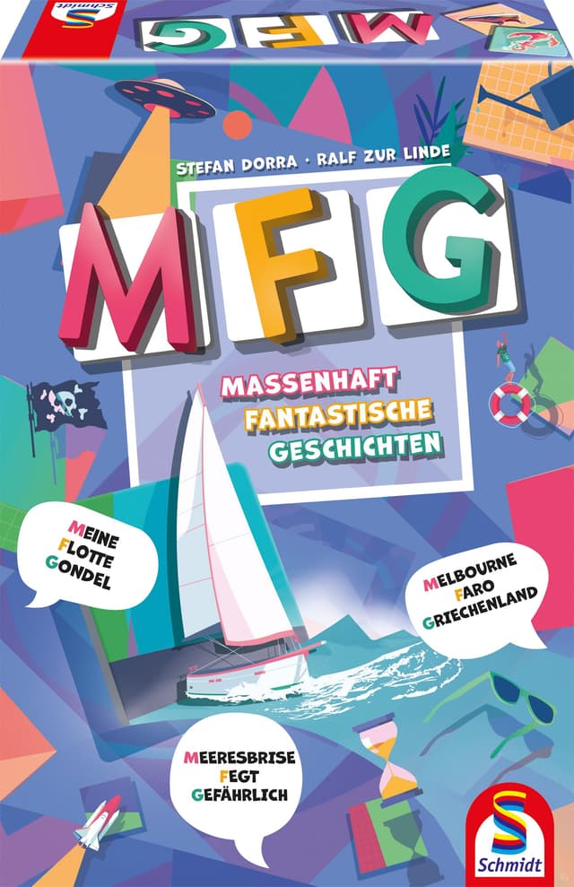 🎉 Schmidt Spiele 49445 MFG - Massenhaft Fantastische Geschichten 🎲