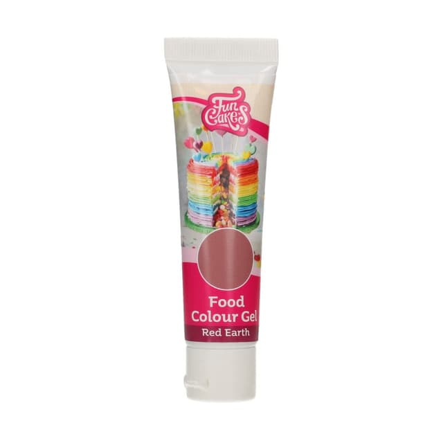 🌈 FunCakes Food Colour Gel Red Earth: Hochkonzentrierte Lebensmittelfarbe 🎨
