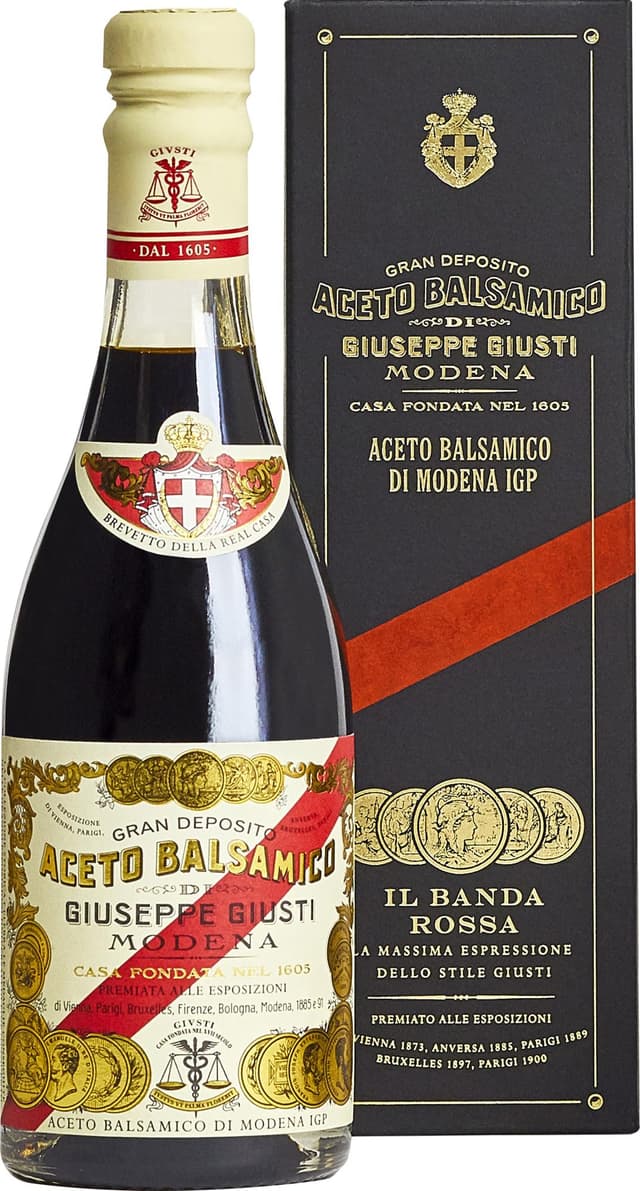 🌟🍇 Giuseppe Giusti Il Banda Rossa Aceto Balsamico di Modena IGP 🍷🎁