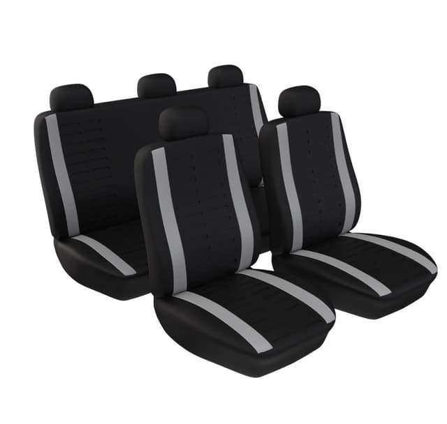 🚗🌟 4er Sitzbezüge & Sitzauflagen - Universal Passend für Auto - Schonbezüge für Vordersitze & Rücksitze - Seitenairbag geeignet