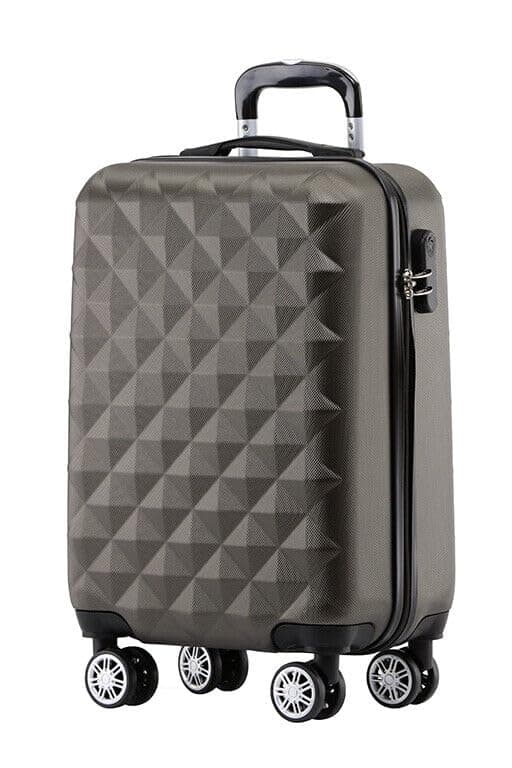 🧳 BEIBYE Zwillingsrollen 2066 Hartschale Trolley Koffer Reisekoffer Gepäck M-L-XL-Set (Coffee, M) Coffee M 🧳