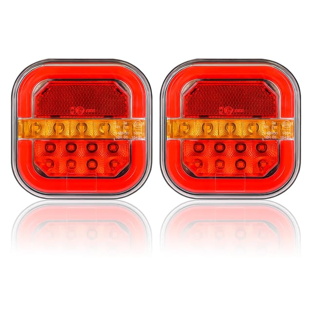 🚛🔆 AOHEWEI 12/24 V 2 Stück LED-Anhänger-Rückleuchten 🚦💡