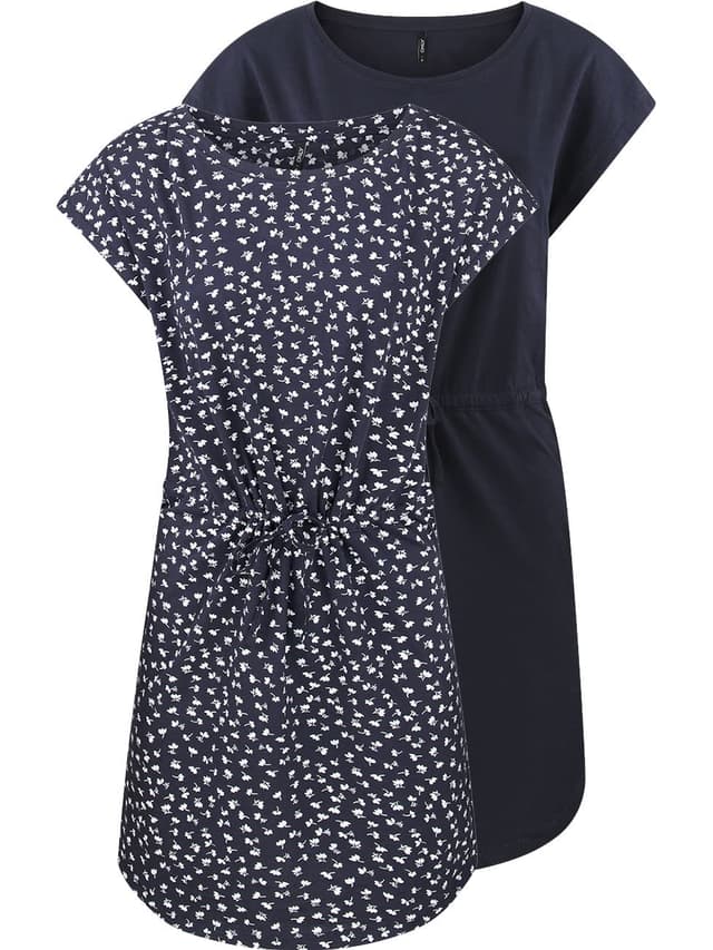 🌟 Mega Deal! 🌟 Damen Sommer Mini Kleid 2er Pack Größe XS-XXL